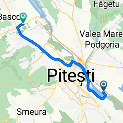 Autostrada București-Pitești, Ștefănești to Strada Serelor, Bascov