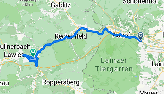 Von Wien bis Tullnerbach