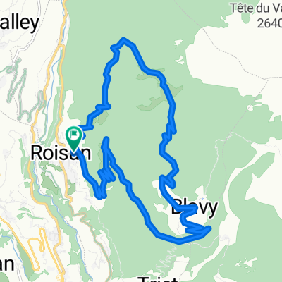 Blavy Church and Viewpoint – Zumba Trail loop from Roisan