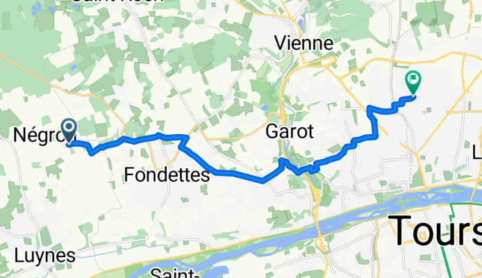 Le Cloton, Luynes à Avenue de l'Europe, Tours