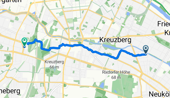 Ohlauer Straße, Berlin nach Blücherstraße, Berlin