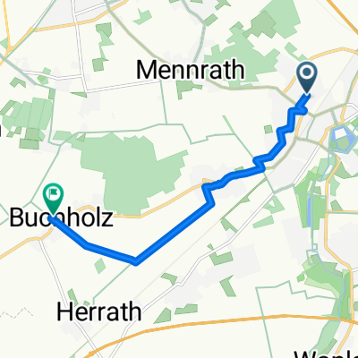 Orffstraße nach Laurentiusstraße