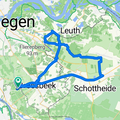 Route in Molenhoek