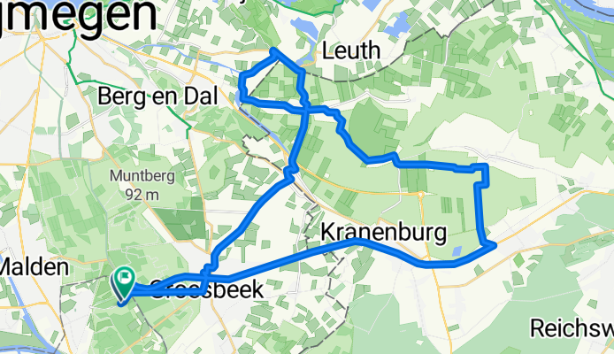 Route in Molenhoek