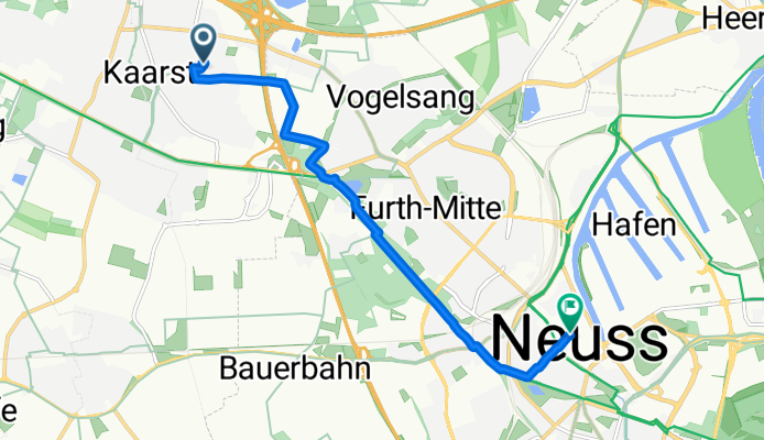 Mit Arianne nach Neuss