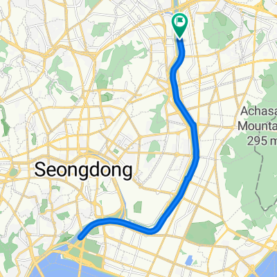 묵동, 서울특별시에서 묵동, 서울특별시까지