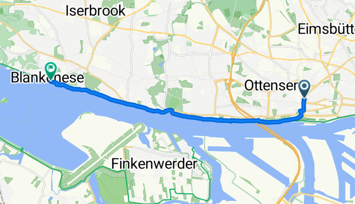 Hamburg-Altona nach Möllers Treppe