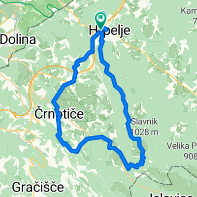 Route in Kozina