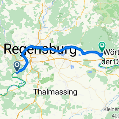 Wirtsweg, Pentling nach Kruckenberg, Wiesent