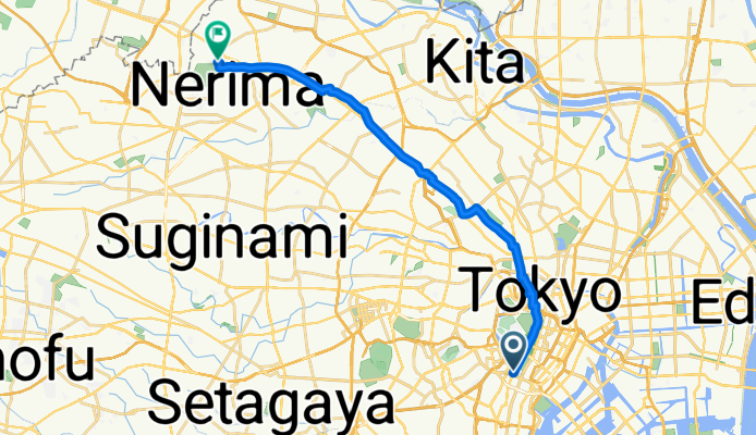 虎ノ門1丁目, 港区へ赤塚新町3丁目, 板橋区