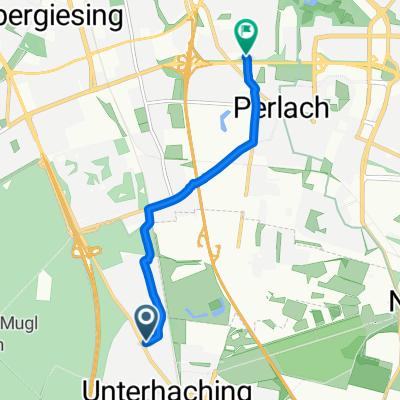 Münchner Straße, Unterhaching nach Adam-Berg-Straße, München