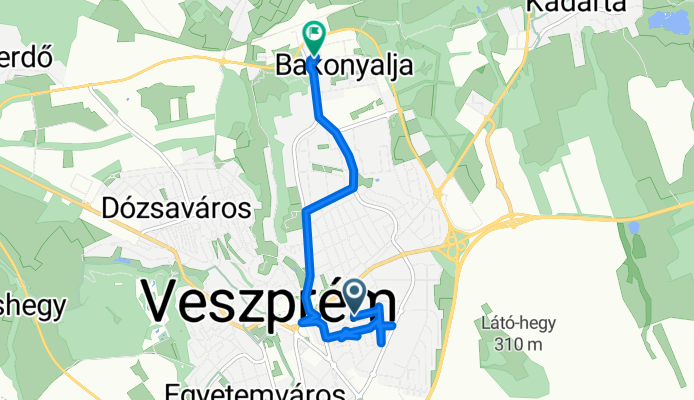 Rózsa utca - Aulich Lajos utca