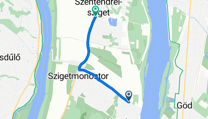 Monostori utca - Csóka utca