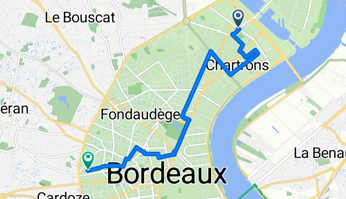 De Rue Jean Hameau à Boulevard du Président Wilson