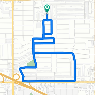 E 21st Pl, Tulsa to E 21st Pl, Tulsa