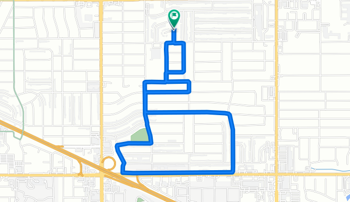 E 21st Pl, Tulsa to E 21st Pl, Tulsa