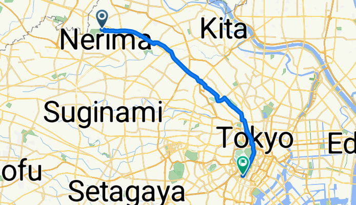 赤塚新町3丁目, 板橋区へ都道405号, 港区