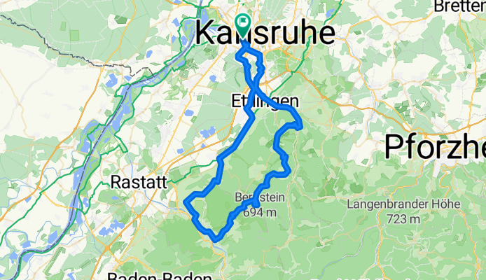 KA Kühler Krug - Malsch - Gaggenau - Moosalbtal - KA Kühler Krug