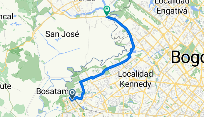 De Transversal 79b #84-37 a Vía Bogotá - Villavicencio