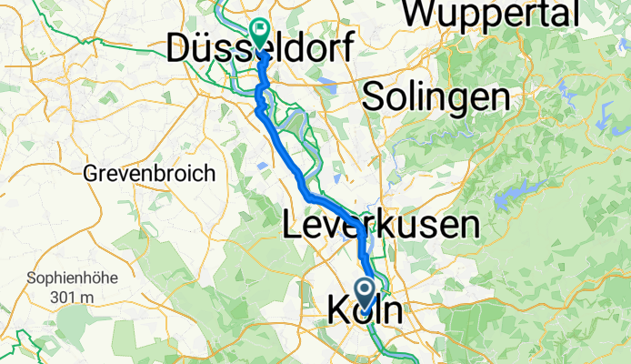 Day19 Cologne to Düsseldorf 43kms