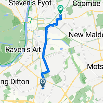 Oakleigh Mews, Surbiton to Galsworthy Road, Kingston Upon Thames