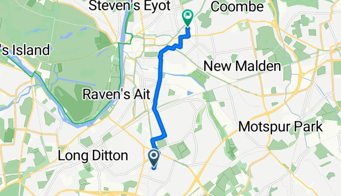 Oakleigh Mews, Surbiton to Galsworthy Road, Kingston Upon Thames