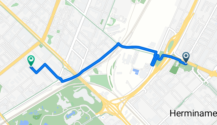 От Nagy Lajos király útja до Hun utca