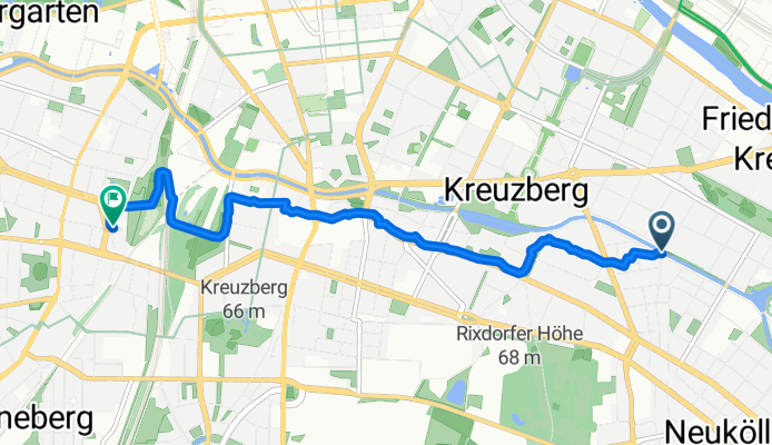 Ohlauer Straße, Berlin nach Yorckstraße, Berlin