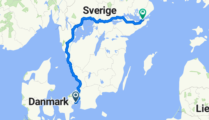 Copenhague, København V à Ragnar Östbergs Plan, Stockholm