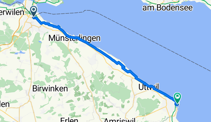 Gartenstrasse, Kreuzlingen to Hafenstrasse, Romanshorn