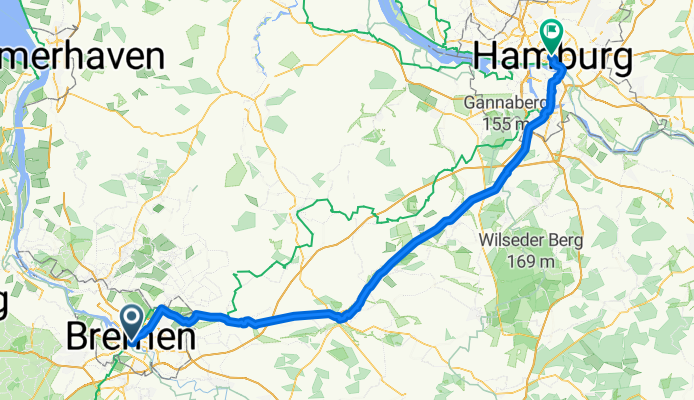 From Bremen to Hamburg