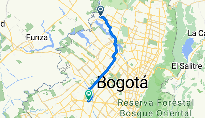 De Carrera # 142C-9 a Carrera 70b # 6A-13