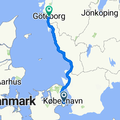 Lergravsvej, København S to Centrum, Göteborg