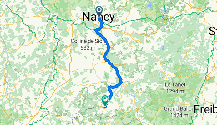 Nancy - Bains-les-Bains