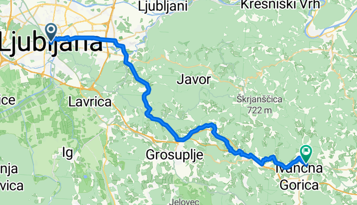 Ljubljana - Ivančna Gorica