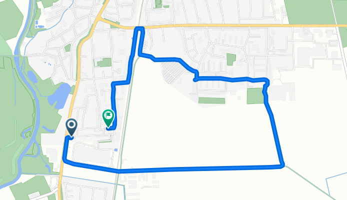 Heinrich-Heine-Straße, Sömmerda nach Heinrich-Heine-Straße, Sömmerda