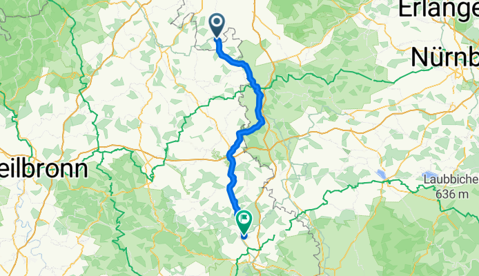 Bieberehren - Ellwangen