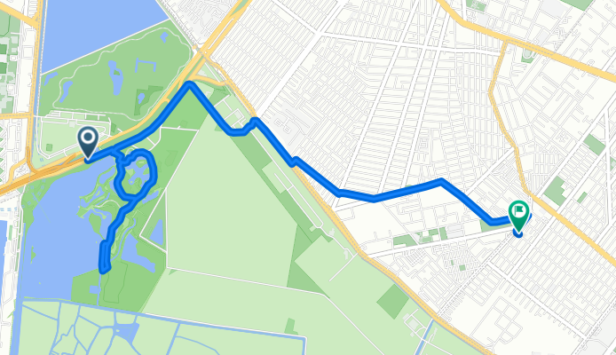 Boulevard Adolfo Ruiz Cortines, Xochimilco a Cerrada Océano, Tláhuac