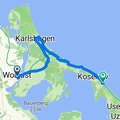 Wolgast bis Kölpinsee