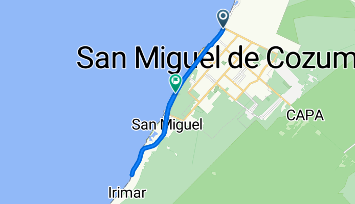 De Avenida Rafael E. Melgar a Carretera Costera Sur Km.