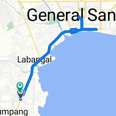 Route from South Cotabato - Sarangani Road