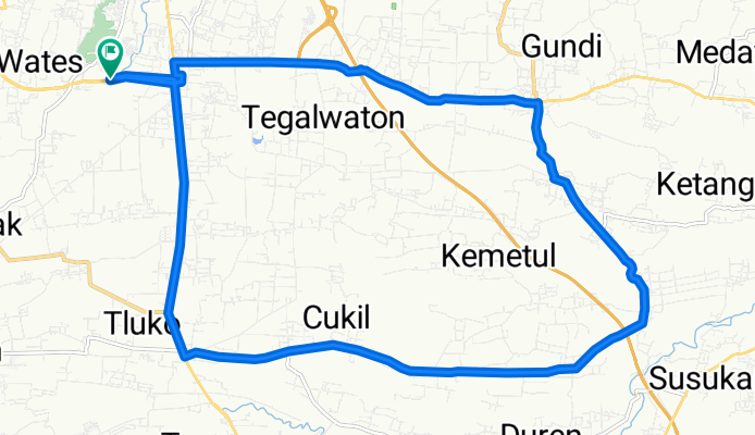 SCI -PP Susukan - Suruh-tingkir 25 km