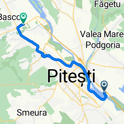 Autostrada București-Pitești, Ștefănești to Strada Serelor, Bascov
