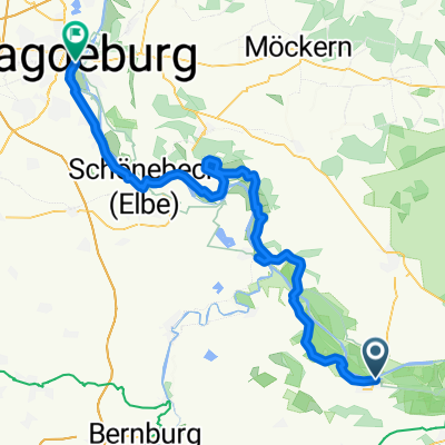 From Aken (Elbe) to Magdeburg