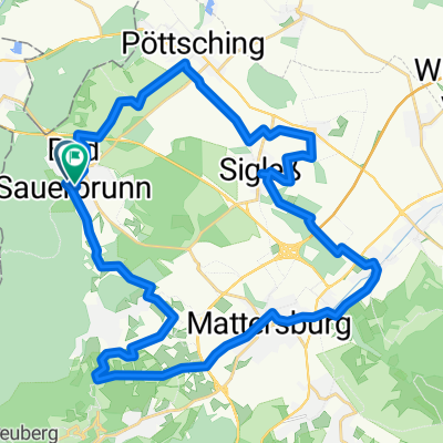 Route in Bad Sauerbrunn