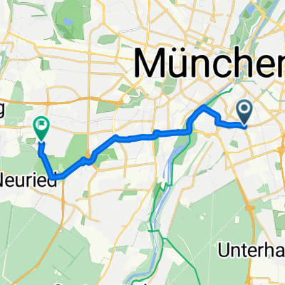 Obergiesing-Fasangarten, München nach Max-Lebsche-Platz, München