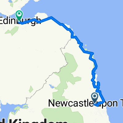 Von Newcastle upon Tyne bis Edinburgh