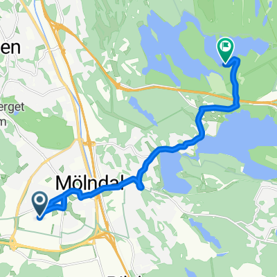 Åby allé, Mölndal to Delsjönässtigen, Göteborg