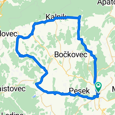 Route in Križevci