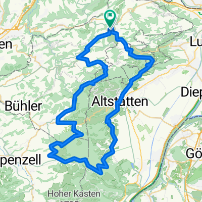 Obere Täschenstrasse, Heiden nach Obere Täschenstrasse, Heiden